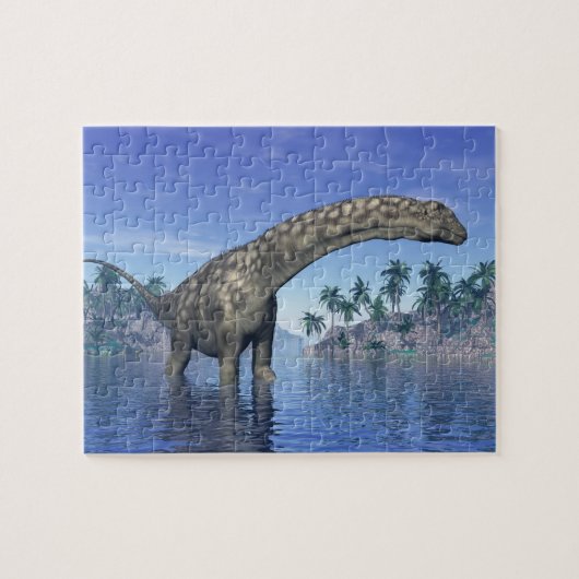Argentinosaurus dinosaur - 3D rendering Legpuzzel (Horizontaal)
