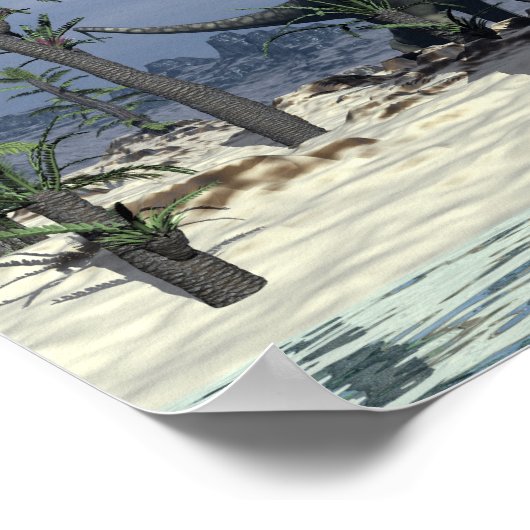 Argentinosaurus dinosaur drink poster (Hoek)