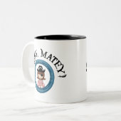 Argh Matey Pirate Girl Mok (Voorkant links)