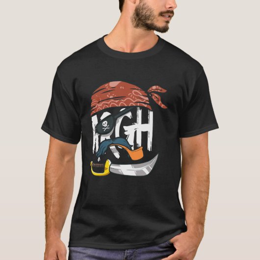 Argh Pirate Flag Pirate kostuum T-shirt (Voorkant)