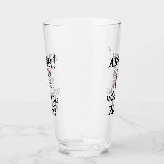 Argh! Waar ben ik Rum? Grappig om te praten als ee Glas (Rechts)