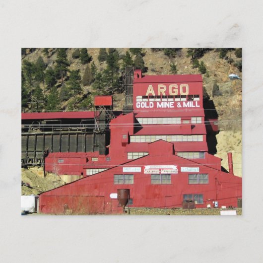 Argo Gold Mine & Mill, Idaho Springs, Colorado Briefkaart (Voorkant)