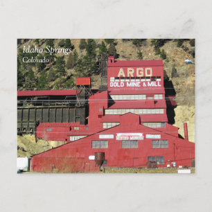 Argo Gold Mine & Mill, Idaho Springs, Colorado Briefkaart