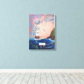 Argo Navis van Josephine DeFrancis Wrapped Canvas (Insitu (Houten vloer))