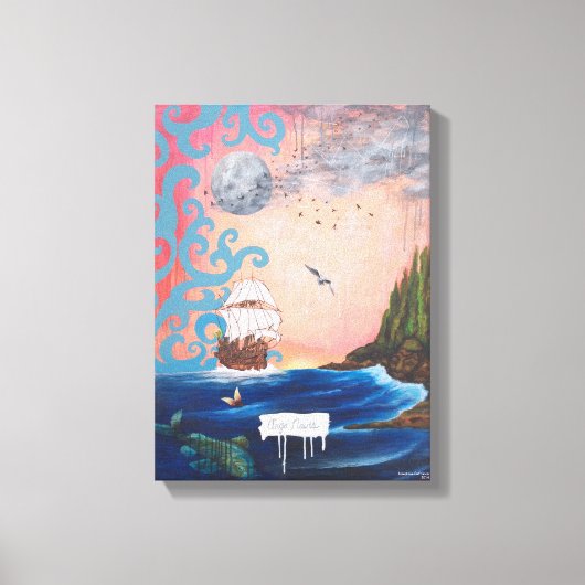 Argo Navis van Josephine DeFrancis Wrapped Canvas (Voorkant)