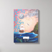 Argo Navis van Josephine DeFrancis Wrapped Canvas Afdruk (Voorkant)