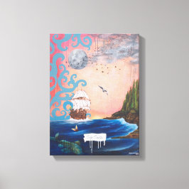 Argo Navis van Josephine DeFrancis Wrapped Canvas Afdruk