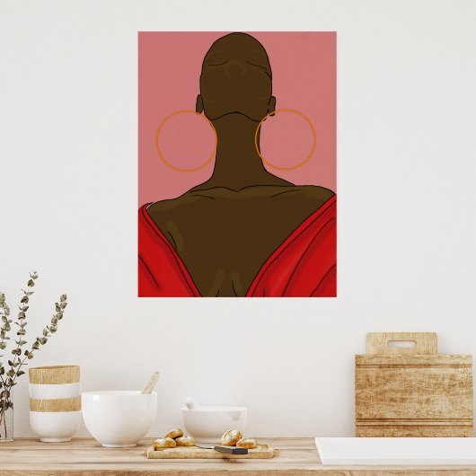 Argolas com rosto poster (Keuken)