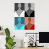 Argolas de muitas faces poster (Thuiskantoor)