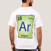 Argon (Ar) Element T-Shirt (Achterkant)