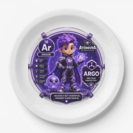 ARGON-BALLON PAPIEREN BORDJE