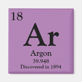 Argon Periodieke Tabel Magneet