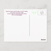 Argonaut Maart, Vroege Onderzeeër, foto's Briefkaart (Achterkant)