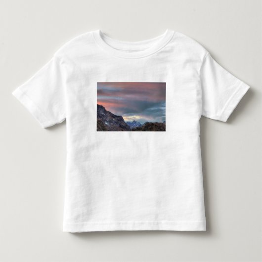 Argonaut Peak, zonsondergang Kinder Shirts (Voorkant)