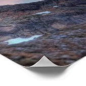 Argonaut Peak, zonsondergang Poster (Hoek)