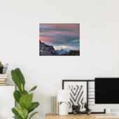 Argonaut Peak, zonsondergang Poster (Thuiskantoor)
