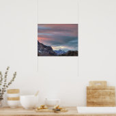 Argonaut Peak, zonsondergang Poster (Keuken)