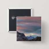 Argonaut Peak, zonsondergang Vierkante Button 5,1 Cm (Voorkant /achterkant)