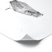 Argons paleis inkt kunst poster (Hoek)