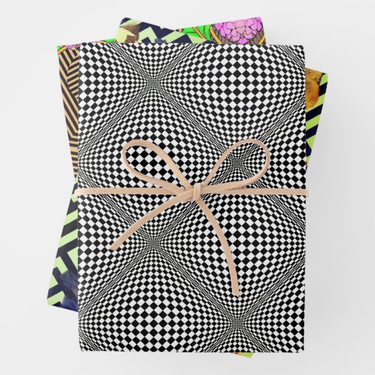 Argos Gatsby Op Art Sampler Inpakpapier Vel (In situ)