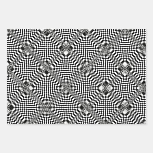 Argos Gatsby Op Art Sampler Inpakpapier Vel (Voorkant)