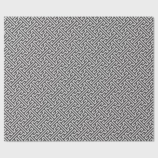 Argos Zwart-wit Cadeaupapier (Vlak)