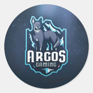 ArgosGaming_Sticker 2 Ronde Sticker