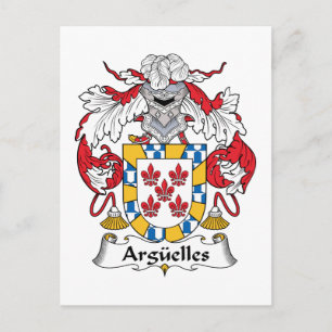 Arguelles Family Crest Briefkaart