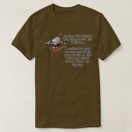 Arguing with Idiots 3 T-shirt (Design voorkant)