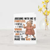 Arguing With Me Is Intless I Knew Was Wrong 10 Min Kaart (Gele Bloem)