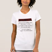 Arguing With Me Is Pointless T-shirt (Voorkant)
