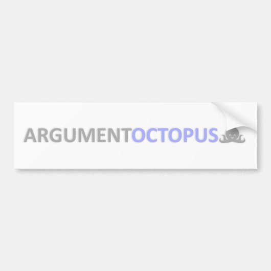 Argument Octopus Bumpersticker (Voorkant)