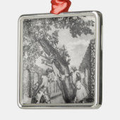 Argument tussen Jean-Jacques Rousseau Metalen Ornament (Links)