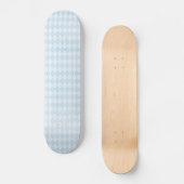 argyle09 LICHTE BABYBLUE POEDER BLUE ARGYLE PATROO Skateboard (Voorkant)