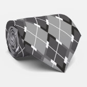 Argyle #2 mannen stropdas (Opgerold)