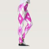 Argyle 3d harten leggings (Rechts)