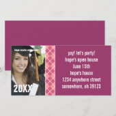 Argyle Afsluitbal Foto's 2010 Afstudeeruitnodiging (Voorkant / Achterkant)