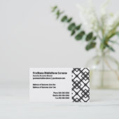 Argyle Arts en Crafts Visitekaartje (Staand voorkant)