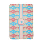 Argyle-badmat voor aan het strand badmat (Voorkant Verticaal)