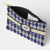 Argyle-blauwbescone Etui (Open)
