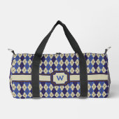 Argyle-blauwbeskone Plunjezak (Voorkant)