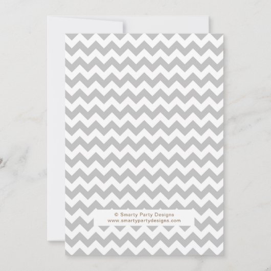 Argyle Bow Stropdas Boy Baby shower Uitnodiging (Achterkant)