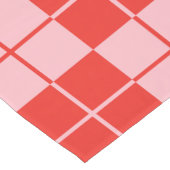Argyle Checkerboard Plaid Korte Tafelloper (Hoek)