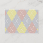 Argyle - Chubby Visitekaartje (Achterkant)