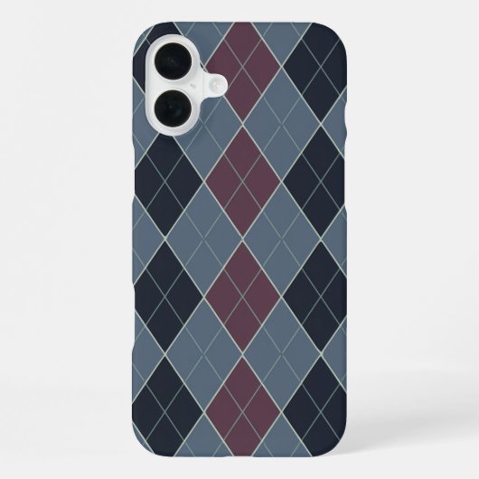 Argyle & Class: Diamonds Are Forever (op truien) iPhone Hoesje (Achterkant)