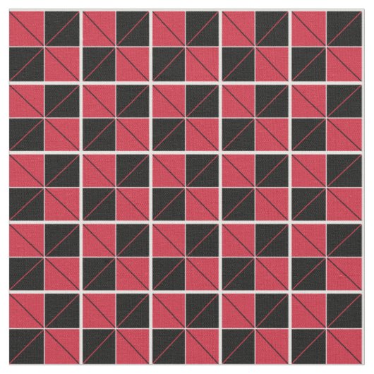 Argyle controleert rood en zwart stof (Close Up)