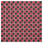 Argyle controleert rood en zwart stof (Swatch)
