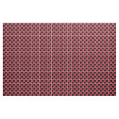 Argyle controleert rood en zwart stof (Fat Quarter)