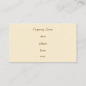 Argyle Cupcake Visitekaartje (Achterkant)