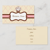 Argyle Cupcake Visitekaartje (Voorkant / Achterkant)